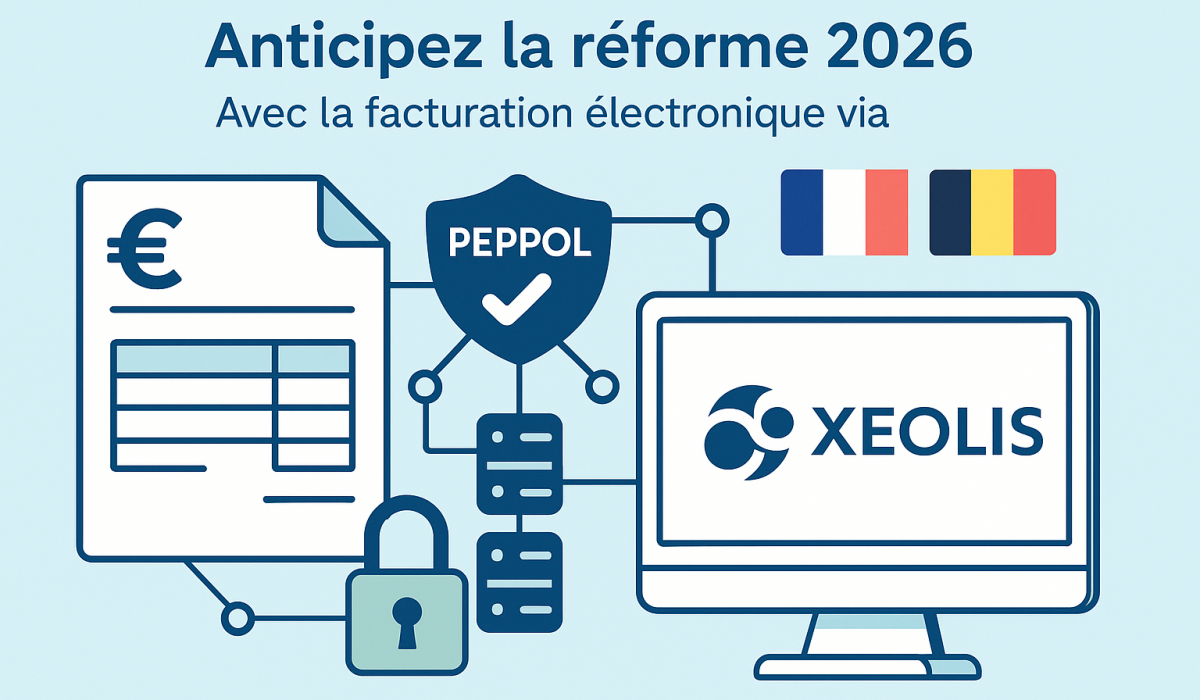 facturation-electronique-xeolis-peppol.png Illustration de la réforme de facturation électronique avec Xeolis et Peppol